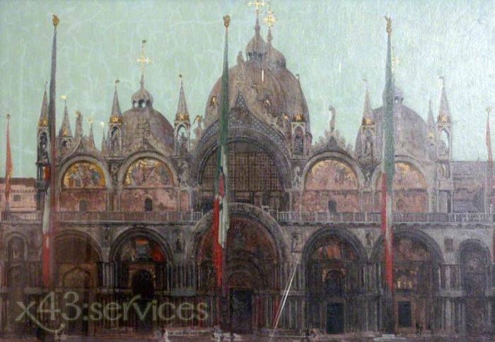 Walter Richard Sickert - Fassade von San Marco Venedig